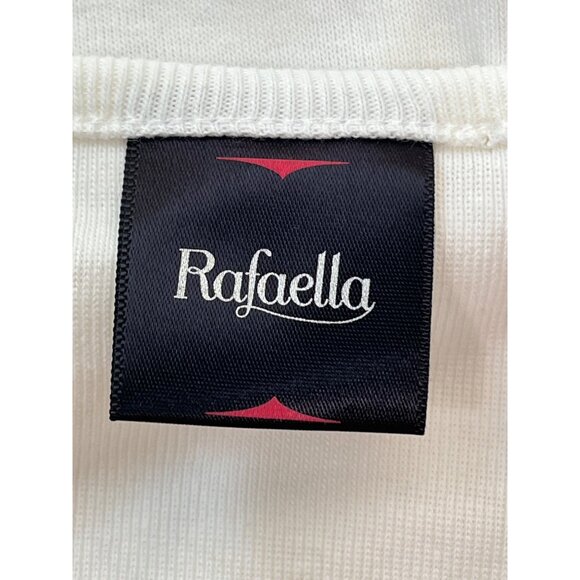 Rafaella Womens White‎ Zip Neck Top L/G - Picture 5 of 9